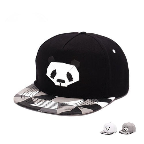fashionspring and summer  lovers baseball cap hip-hop hat male Ms. cute panda zebra rubber   hatsnapback Flat-brimmed hat