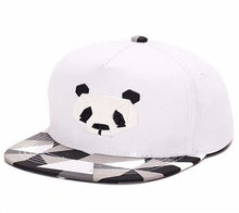 Load image into Gallery viewer, fashionspring and summer  lovers baseball cap hip-hop hat male Ms. cute panda zebra rubber   hatsnapback Flat-brimmed hat