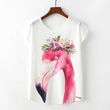 Load image into Gallery viewer, Summer Novelty Women T Shirt Harajuku Kawaii Cute Style Nice Cat Print T-shirt New Short Sleeve Tops Size M L XL