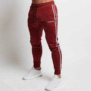 Mens Joggers Casual Pants Fitness Men Sportswear Tracksuit Bottoms Skinny Sweatpants Trousers Black Gyms Jogger Track Pants