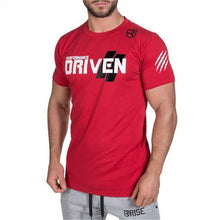 Load image into Gallery viewer, Mens Short sleeve Cotton T-shirt Man Slim Print t shirts Male Joggers Gyms Fitness Bodybuilding Workout Crossfit Brand Tees Tops