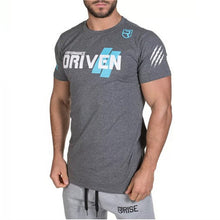 Load image into Gallery viewer, Mens Short sleeve Cotton T-shirt Man Slim Print t shirts Male Joggers Gyms Fitness Bodybuilding Workout Crossfit Brand Tees Tops