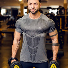 Load image into Gallery viewer, New Men Compression T-shirt Jogger Sporting Skinny Tee Shirt Male Gyms Fitness Bodybuilding Workout Black Tops Crossfit Clothing