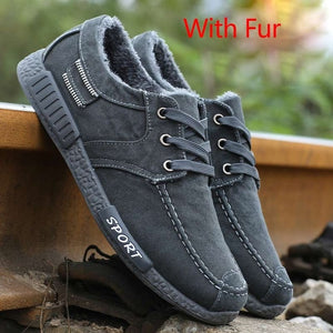 Men Casual Shoes Canvas Shoes For Men Chaussure Homme Autumn Winter Warm Breathable Shoes Men Fashion Sneakers Man Walking Shoe