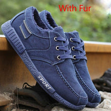 Load image into Gallery viewer, Men Casual Shoes Canvas Shoes For Men Chaussure Homme Autumn Winter Warm Breathable Shoes Men Fashion Sneakers Man Walking Shoe