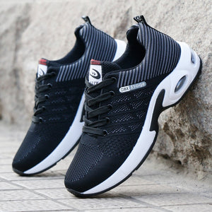 Fashion 2019 Men Casual Shoes Summer Outdoor Breathable Work Shoes Men Sneakers Mesh Shoes Air Cushion Male Non-slip Adult Shoes