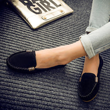 Load image into Gallery viewer, Women Flats shoes 2019 new woman Casual Shoes stripe Woman Loafers Shoes Mother dance square Sweet Walk Flat Shoes Zapatos Mujer