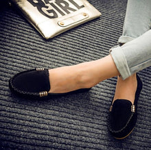 Load image into Gallery viewer, Women Flats shoes 2019 new woman Casual Shoes stripe Woman Loafers Shoes Mother dance square Sweet Walk Flat Shoes Zapatos Mujer