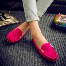 Load image into Gallery viewer, Women Flats shoes 2019 new woman Casual Shoes stripe Woman Loafers Shoes Mother dance square Sweet Walk Flat Shoes Zapatos Mujer