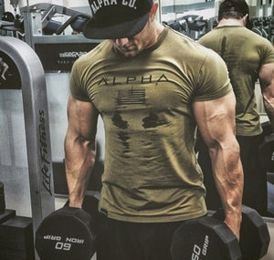 New Mens Brand gyms t shirt Fitness Bodybuilding Crossfit Slim Cotton Shirts Men Short Sleeve workout male Casual Tees Tops