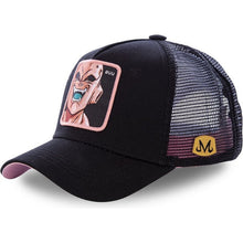 Load image into Gallery viewer, New Brand MAJIN VEGETA Dragon Ball Snapback Cap Cotton Baseball Cap Men Women Hip Hop Dad Hat Trucker Mesh Hat Dropshipping