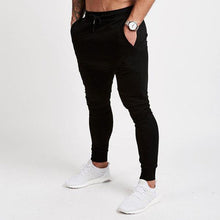 Load image into Gallery viewer, Mens Joggers Casual Pants Fitness Male Sportswear Tracksuit Bottoms Skinny Sweatpants Trousers Black Gyms Joggers Track Pants