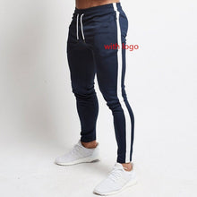 Load image into Gallery viewer, Mens Joggers Casual Pants Fitness Male Sportswear Tracksuit Bottoms Skinny Sweatpants Trousers Black Gyms Joggers Track Pants