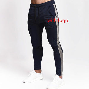 Mens Joggers Casual Pants Fitness Male Sportswear Tracksuit Bottoms Skinny Sweatpants Trousers Black Gyms Joggers Track Pants