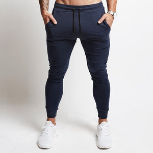 2019 Mens Joggers Casual Pants Fitness Men Sportswear Tracksuit Bottoms Skinny Sweatpants Trousers Black Gyms Jogger Track Pants