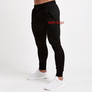 2019 Mens Joggers Casual Pants Fitness Men Sportswear Tracksuit Bottoms Skinny Sweatpants Trousers Black Gyms Jogger Track Pants
