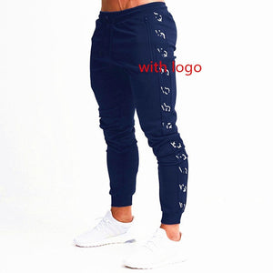 2019 Mens Joggers Casual Pants Fitness Men Sportswear Tracksuit Bottoms Skinny Sweatpants Trousers Black Gyms Jogger Track Pants